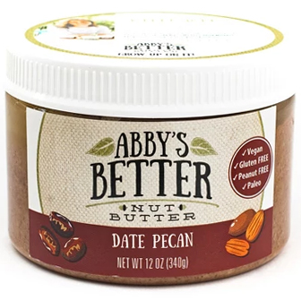 ABBY'S - BETTER NUT BUTTER - (Date Pecan) - 12oz