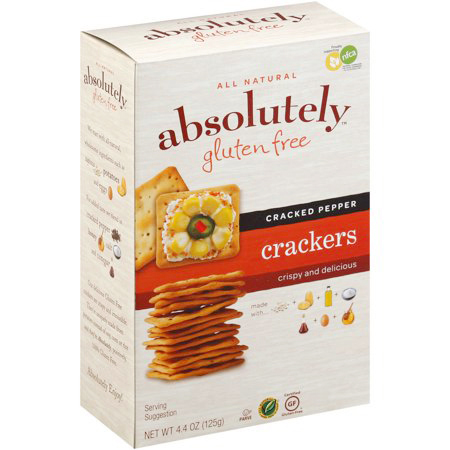 ABSOLUTELY - GLUTEN FREE CRACKERS - (Cracked Pepper) - 4.4oz