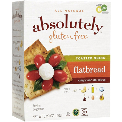 ABSOLUTELY - GLUTEN FREE FLATBREAD - (Toasted Onion) - 4.4oz
