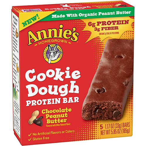 ANNIES - COOKIE DOUGH PROTEIN BAR - (Chocolate Peanut Butter) - 5.85oz