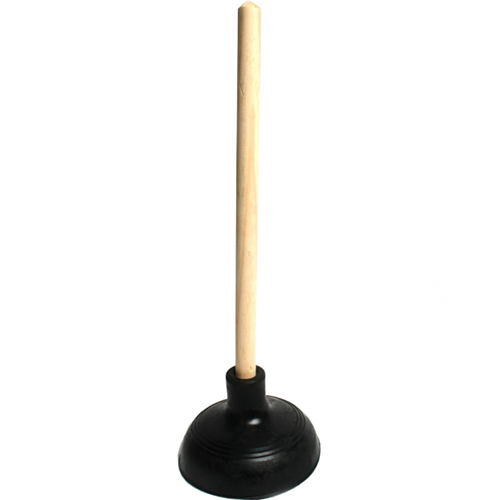 AQUA PLUMB - TOILET & SINK PLUNGER - 19" Handle