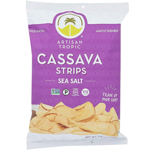 ARTISAN TROPIC - CASSAVA STRIPS - (Sea Salt) - 4.5oz