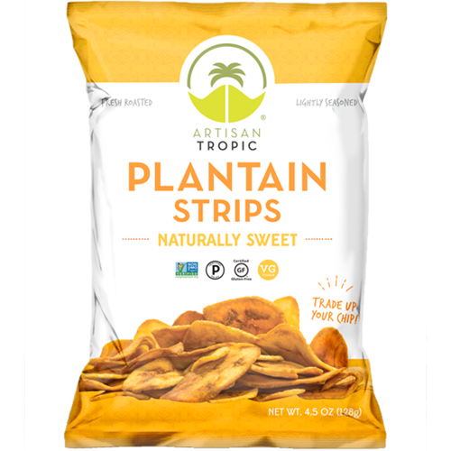 ARTISAN TROPIC - PLANTAIN STRIPS - (Naturally Sweet) - 4.5oz