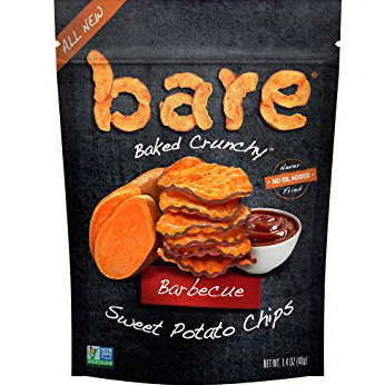 BARE - BAKED CRUNCHY SWEET POTATO CHIPS - (Barbecue) - 1.4oz