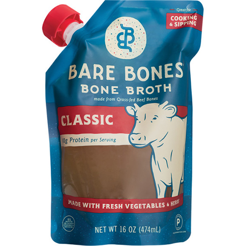 BARE BONES - BONE BROTH - (Beef Classic) - 16oz