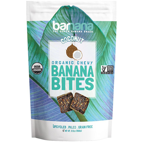 BARNANA - ORGANIC CHEWY BANANA BITES - (Coconut) - 3.5oz