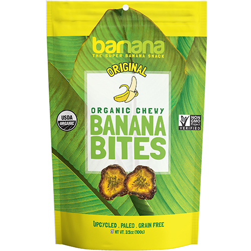 BARNANA - ORGANIC CHEWY BANANA BITES - (Original) - 3.5oz