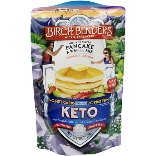 BIRCH BENDERS - JUST ADD WATER PANCAKE & WAFFLE MIX -(Keto) - 16oz