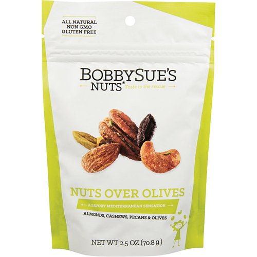 BOBBY SUE'S NUTS - (Nuts Over Olives) - 2.5oz