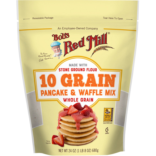 BOB'S RED MILL - 10 GRAIN PANCAKE & WAFFLE MIX - 24oz