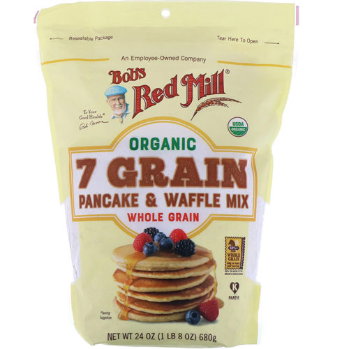 BOB'S RED MILL - 7 GRAIN PANCAKE & WAFFLE MIX - 24oz