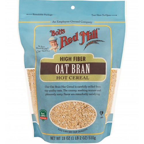 BOB'S RED MILL - HIGH FIBER OAT BRAN - (Hot Cereal) - 18oz