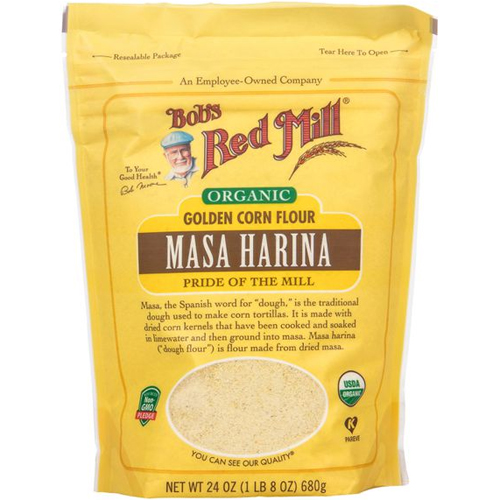 BOB'S RED MILL - ORGANIC GOLDEN CORN FLOUR MASA HARINA - 24oz