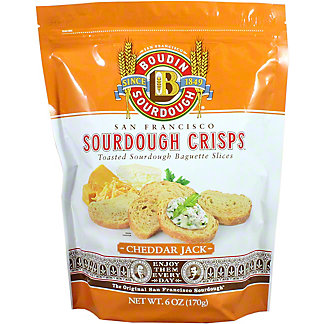 BOUDIN - SOURDOUGH CRISPS - (Cheddar Jack) - 6oz