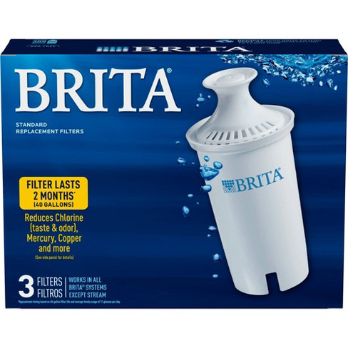 BRITA - PITCHER REPLACEMENT FILTERS - 3FILTERS