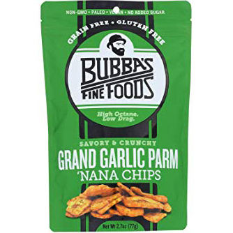 BUBBA'S FINE FOODS - NANA CHIPS - (grand Garlic Parm) - 2.7oz
