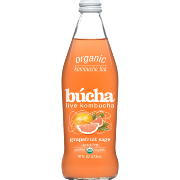 BUCHA - LIVE KOMBUCHA (Grapefruit Sage) - 16oz