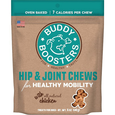 BUDDY BOOSTERS - HIP & JOINT CHEWS FOR HEALTHY MOBILITY - 5oz