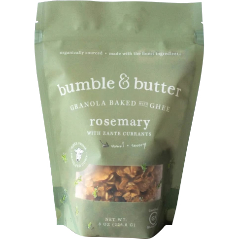 BUMBLE & BUTTER - GRANOLA BAKED WITH GHEE (Rosemary) - 8oz