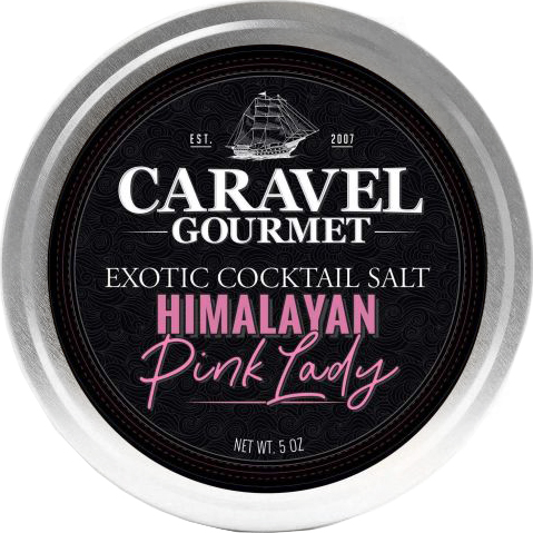 CARAVEL GOURMET - EXOTIC COCKTAIL SALT - (Himalayan Pink Lady) - 5oz