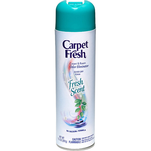 CARPET FRESH - CARPET & ROOM ODOR ELIMINATOR QUICK DRY FOAM - (Fresh Scent) - 10.5oz