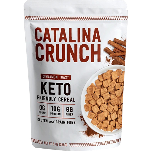 CATALINA CRUNCH - KETO FRIENDLY CEREAL - (Cinnamon Toast) - 9oz