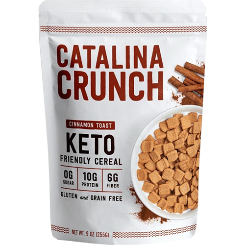 CATALINA CRUNCH - KETO FRIENDLY CEREAL - (Cinnamon Toast) - 9oz