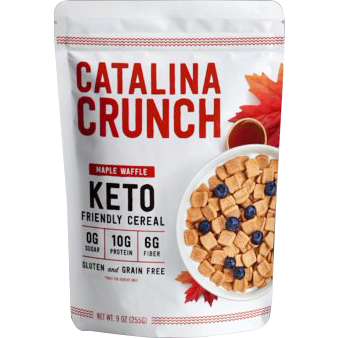 CATALINA CRUNCH - KETO FRIENDLY CEREAL - (Maple Waffle) - 9oz