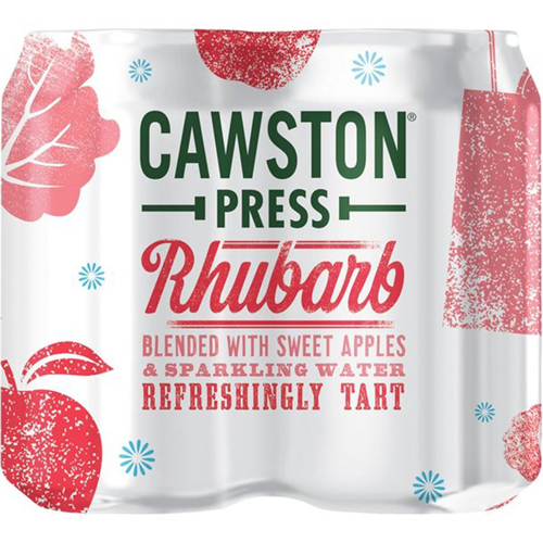 CAWSTON PRESS - (Rhubarb) - 11.15oz 4pck
