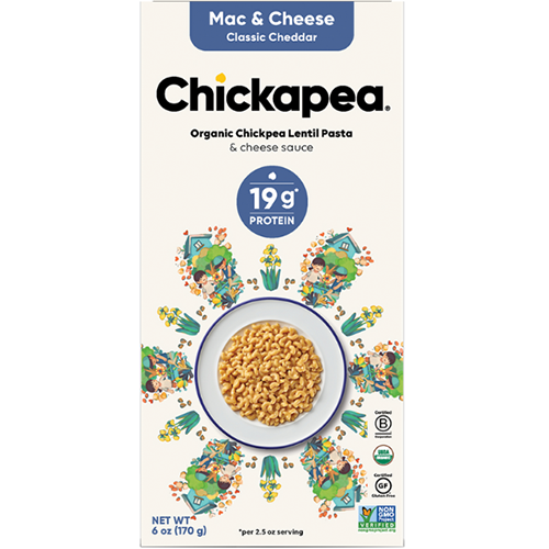 CHICKAPEA - ORGANIC CHICKPEA LENTIL PASTA - (Mac & cheese) - 2.5oz