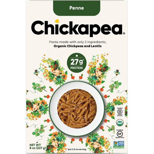 CHICKAPEA - ORGANIC CHICKPEAS & LENTILS PASTA - (Penne) - 3.5oz