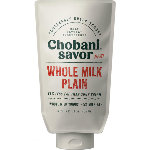 CHOBANI - SAVOR - WHOLE MILK PLAIN - 14oz