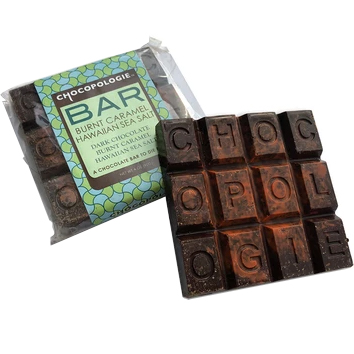 CHOCOPOLOPGIE BAR (Burnt Caramel Hawaiian Sea Salt) - 4oz