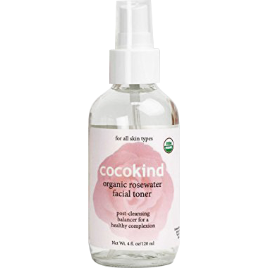 COCOKIND - ORGANIC ROSEWATER FACIAL TONER - 4oz