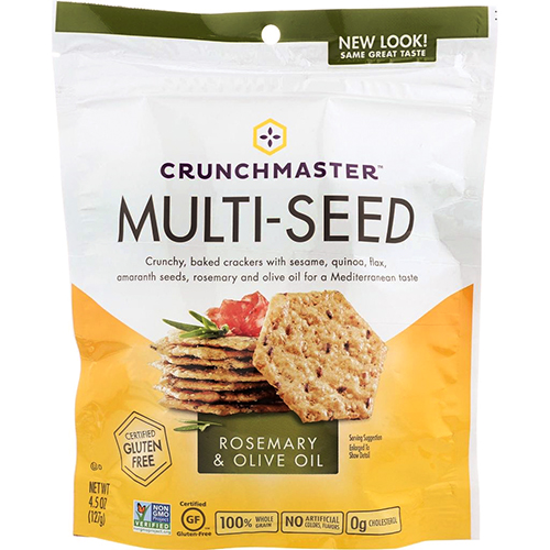 CRUNCHMASTER - MULTI-SEED CRACKERS (Rosemary & Oilve Oil) - 4oz