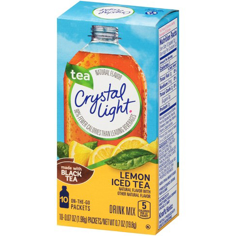 CRYSTAL LIGHT - DRINK MIX - (Lemon Iced Tea) - 1.4oz
