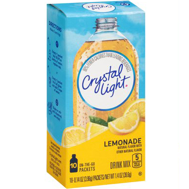 CRYSTAL LIGHT - DRINK MIX - (Lemonade) - 1.4oz