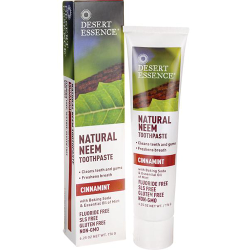 DESERT ESSENCE - NATURAL NEEM TOOTHPASTE (Cinnamint) - 4oz