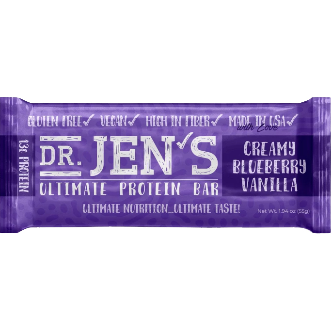 DR. JEN'S - ULTIMATE PROTEIN BAR (Creamy Blueberry Vanilla) - 1.94oz