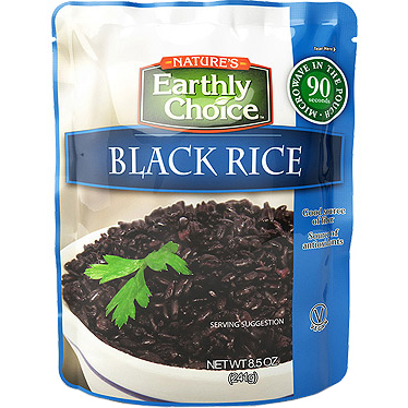 EARTHY CHOICE - BLACK RICE - 8.5oz