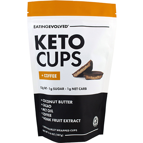 EATING EVOLVED - KETO CUPS - (Coffee) - 5.18oz