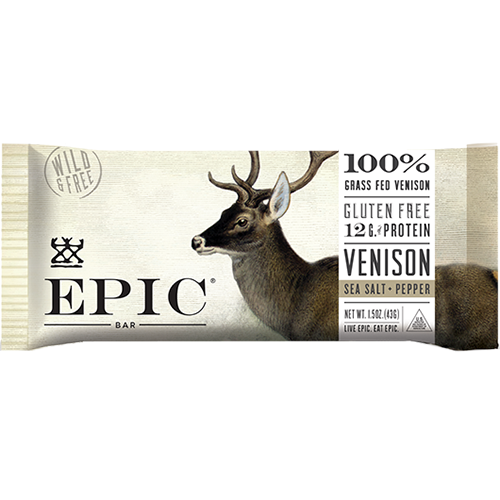 EPIC - PROTEIN BAR (Venison Sea Salt + Pepper) - 1.3oz