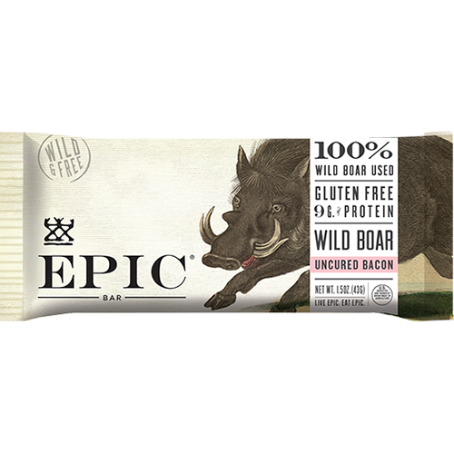 EPIC - PROTEIN BAR (Wild Boar with Uncured Bacon) - 1.3oz