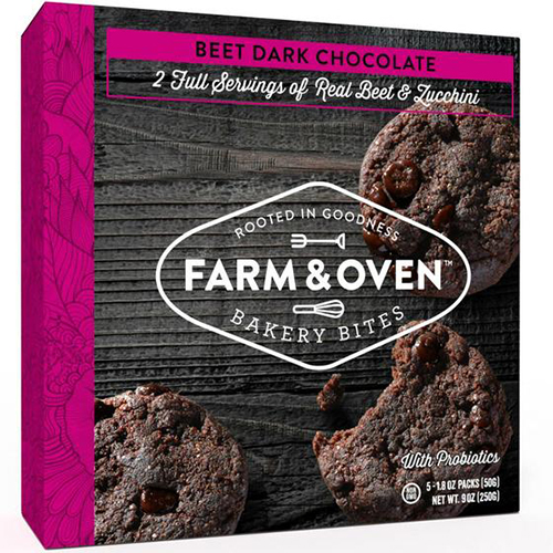 FARM&OVEN - BAKERY BITES - (Beet Dark Chocolate) - 7.2oz