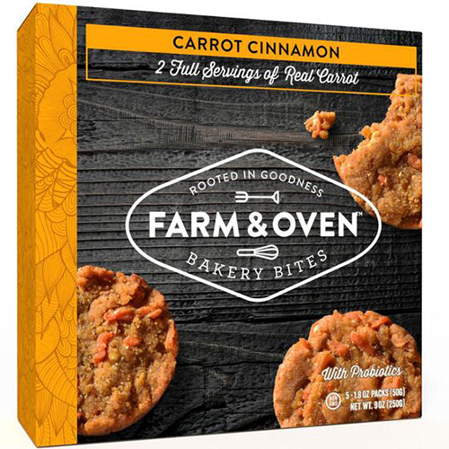 FARM&OVEN - BAKERY BITES - (Carrot Cinnamon) - 7.2oz