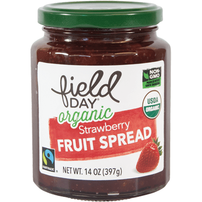 FIELD DAY - ORGANIC FRUIT SPREAD - (Strawberry) - 9.5oz