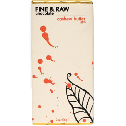 FINE & RAW CHOCOLATE - (54% Cashew Butter) - 2oz