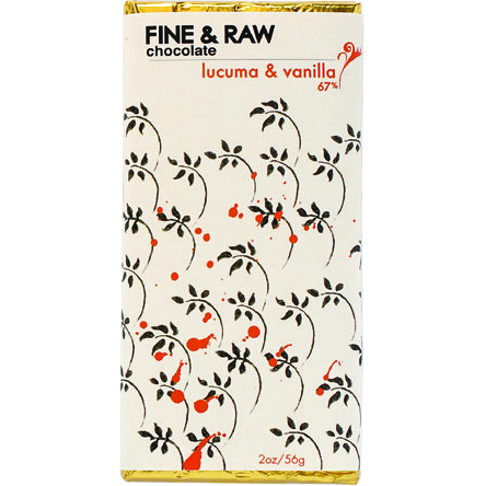 FINE & RAW CHOCOLATE - (67% Lucuma & Vanilla) - 2oz