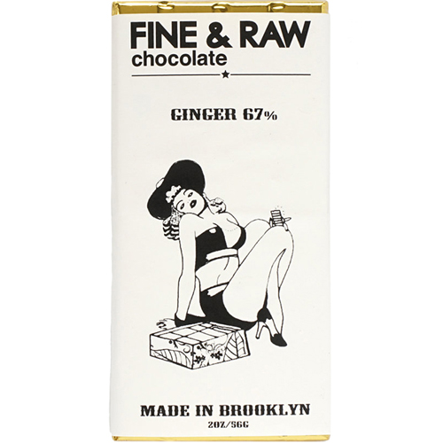 FINE & RAW CHOCOLATE (Ginger) - 2oz