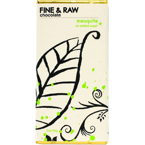 FINE & RAW CHOCOLATE - (mesquite | No added sugar) - 2oz